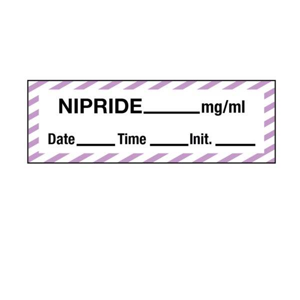Nevs Tape, Nipride 1/2" x 500" White w/Violet stripes & Black SANT-285 - main